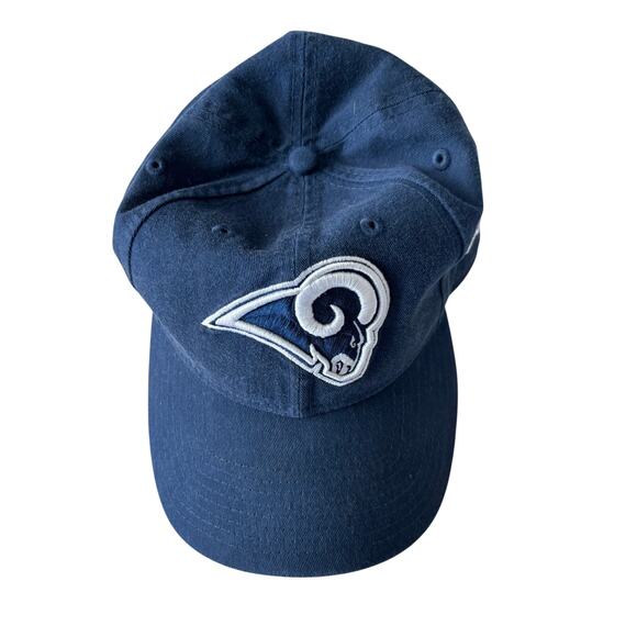 2 white and Navy Rams hats.#NFL #Rams - Picture 3 of 4